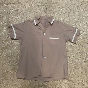 Vintage Half Button Up